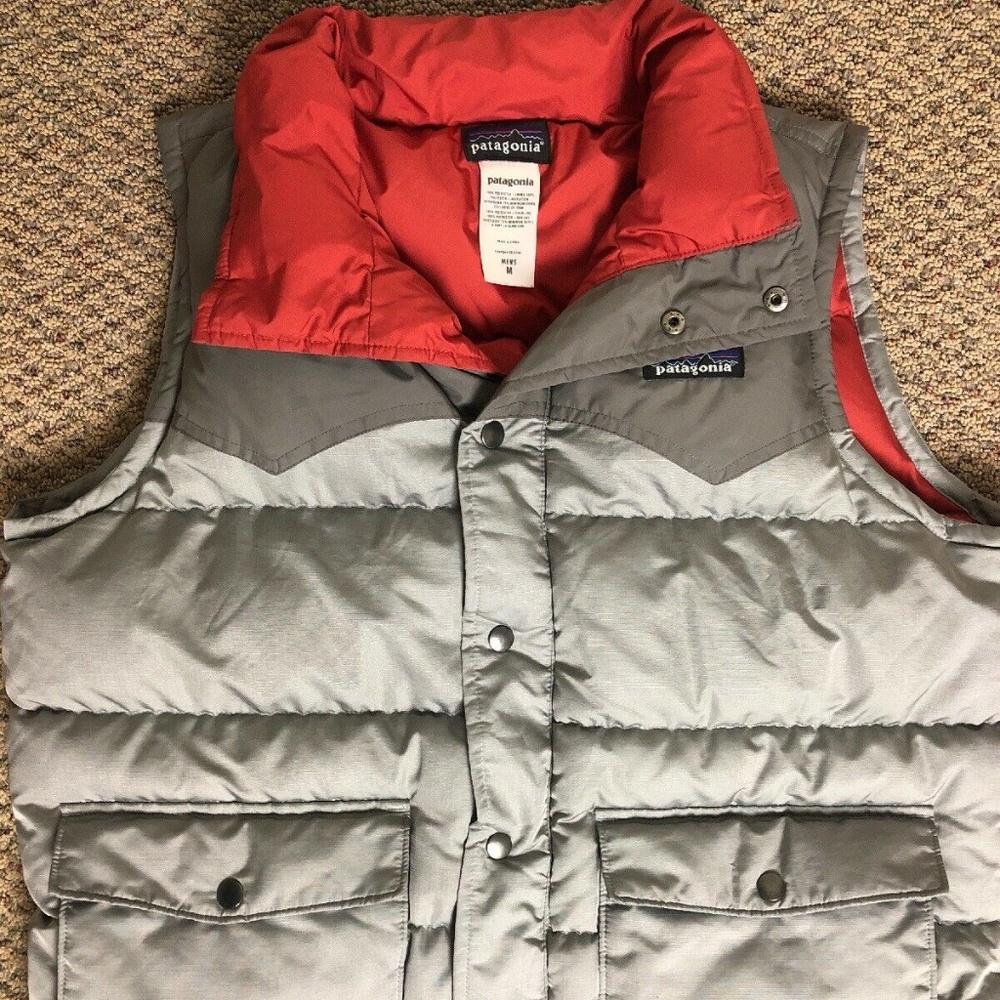 Patagonia Bivy Vest Mens Medium Down Filled